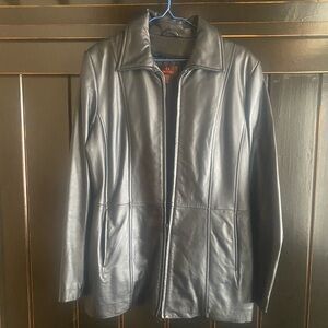 Danier Black Leather Jacket
